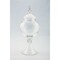 CC Home Furnishings Hand-Blown Glass Jar with Finial Lid - 16.5” - Clear